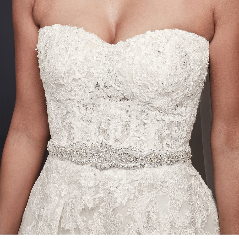 David’s Bridal Graduated Scallops Beaded Sash